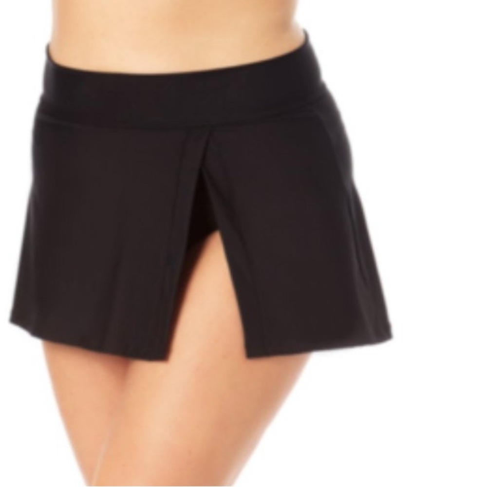 Anne Cole Black Swim Skirt